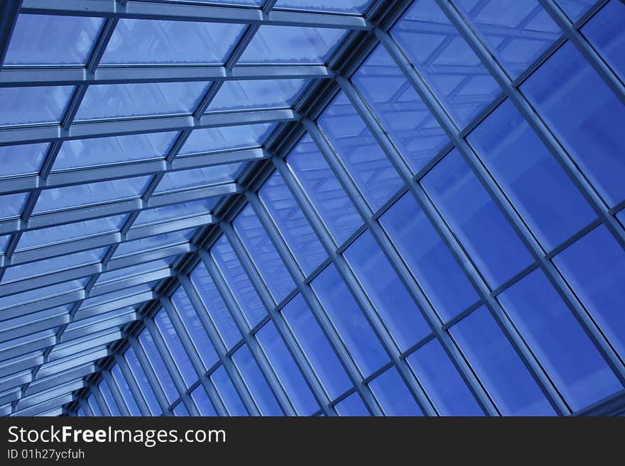 Ceiling of a building of office