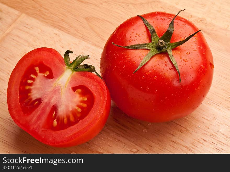 Fresh red tomatoes