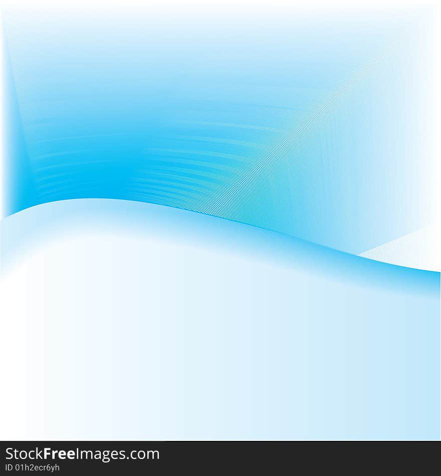 Blue Background With Space For Text. Vector.