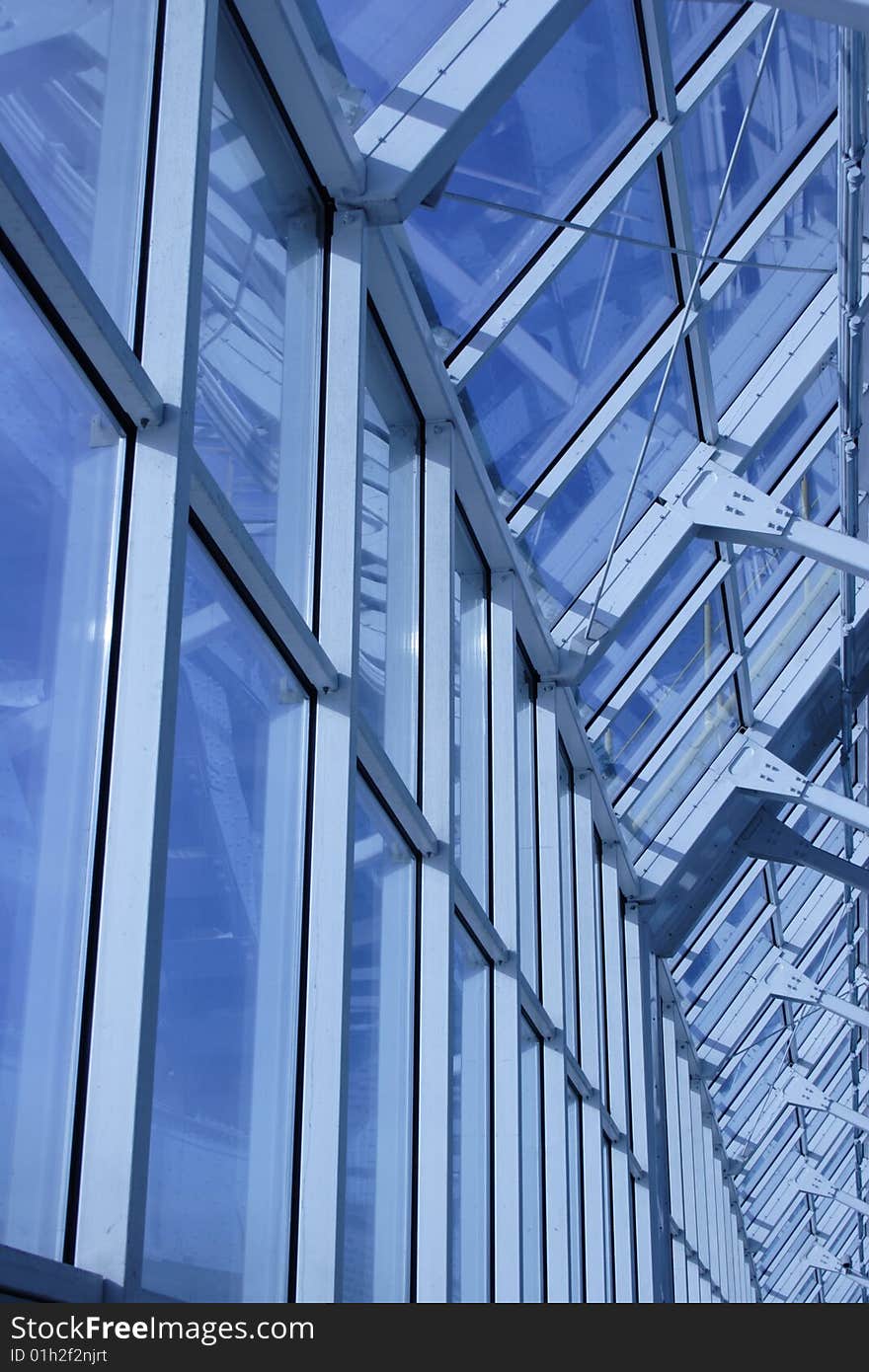 Ceiling of a building of office