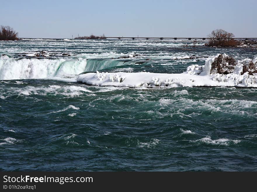 Photo of Niagara Falls River in Canada