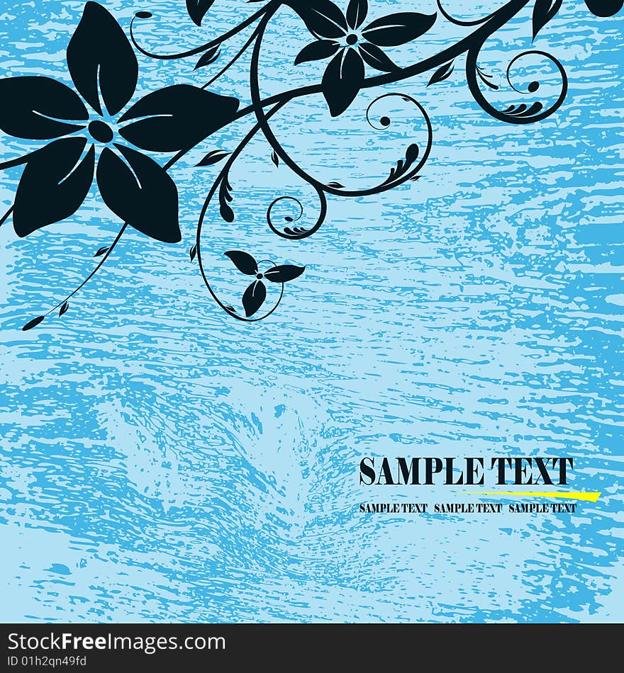 Floral Banner Vector