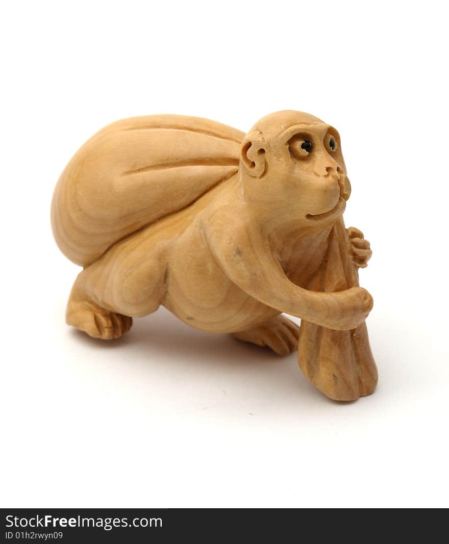 Wooden monkey