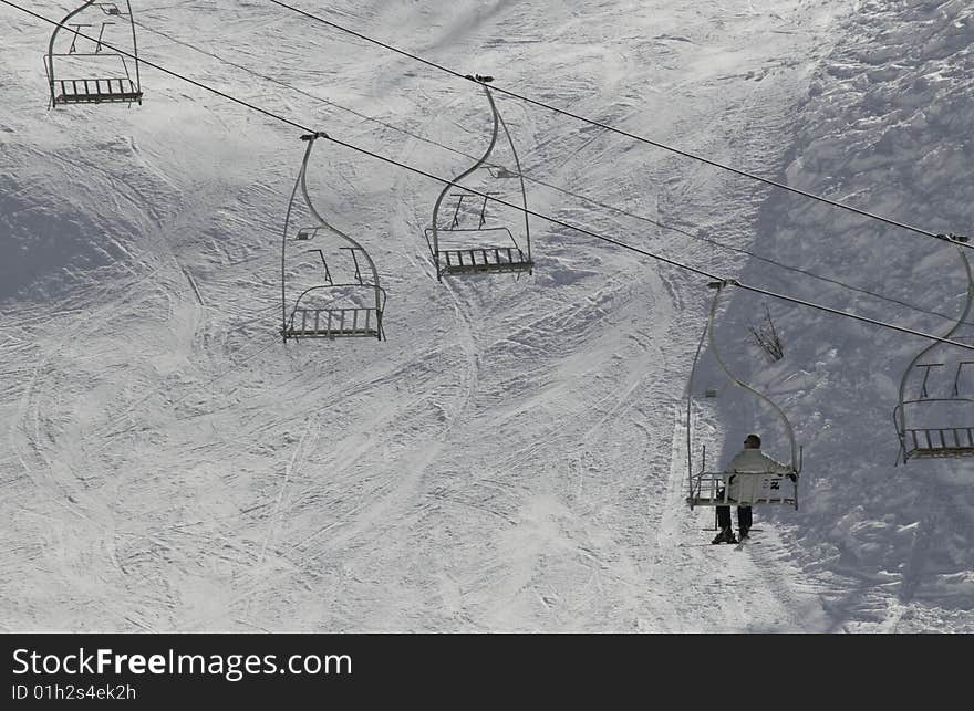 Man On Chairlift