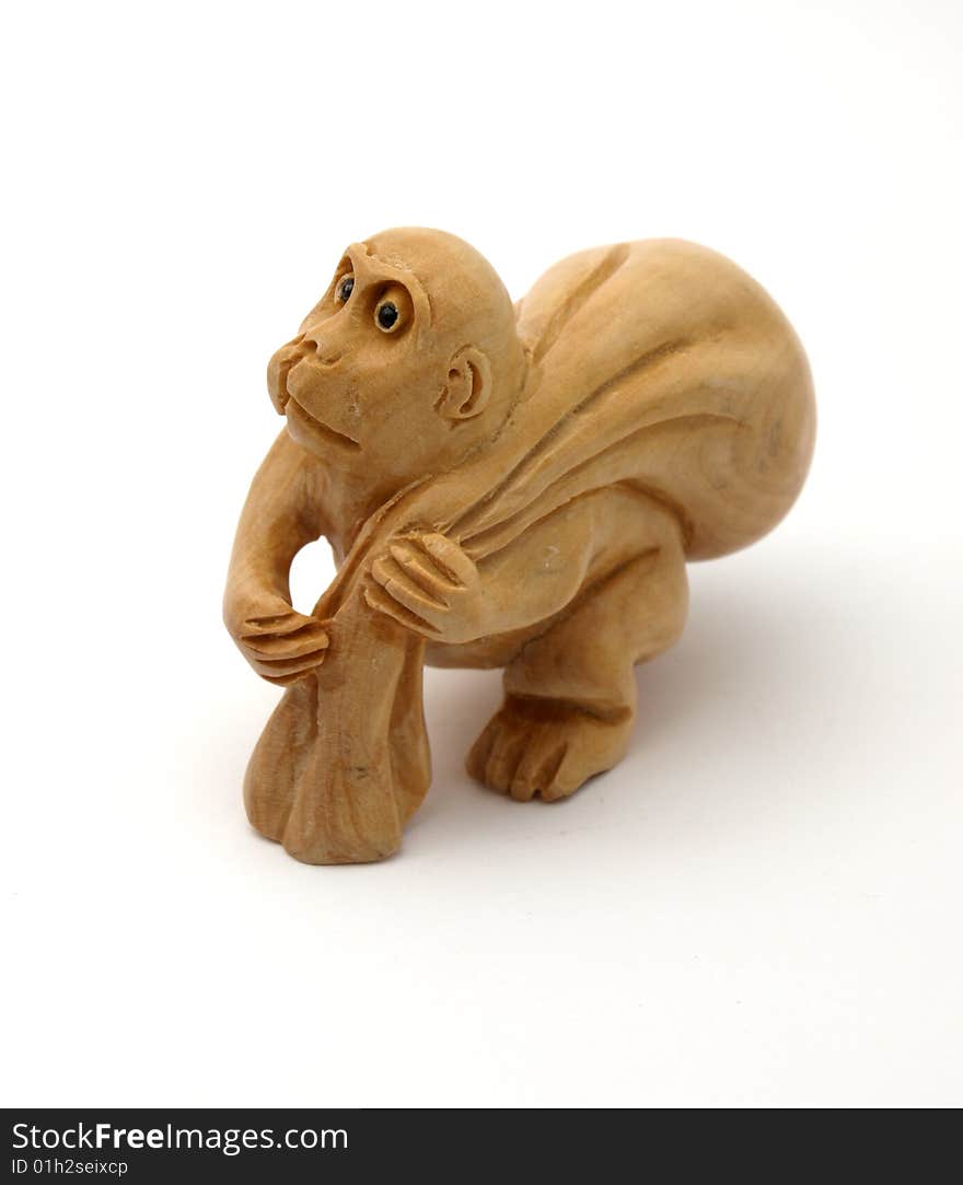 Wooden monkey