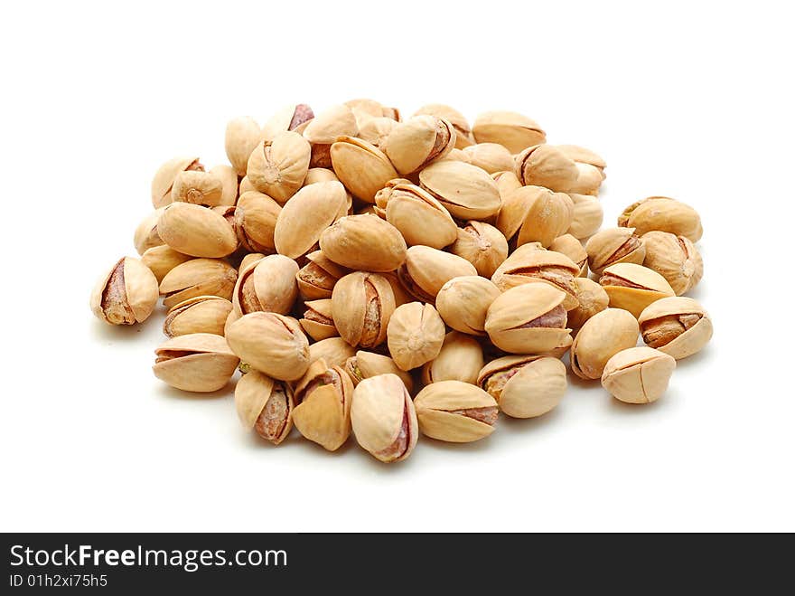 Pistachio isolated on white background