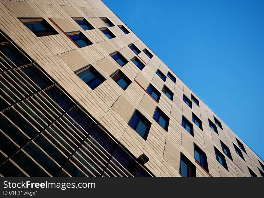 Modern abstract architecture in London. Modern abstract architecture in London.