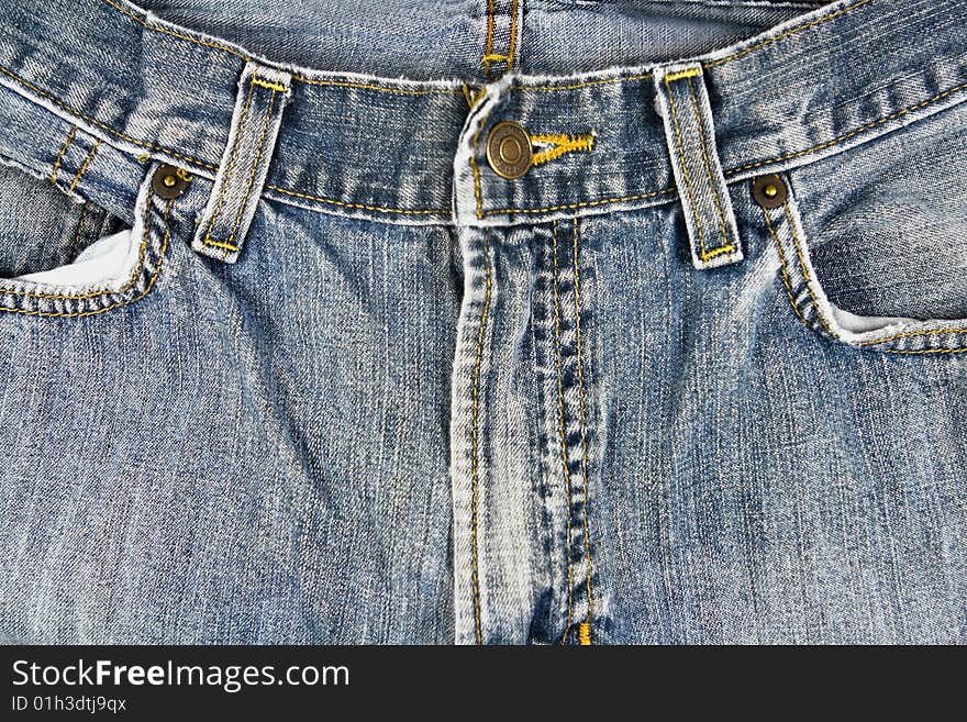 Top of jeans background