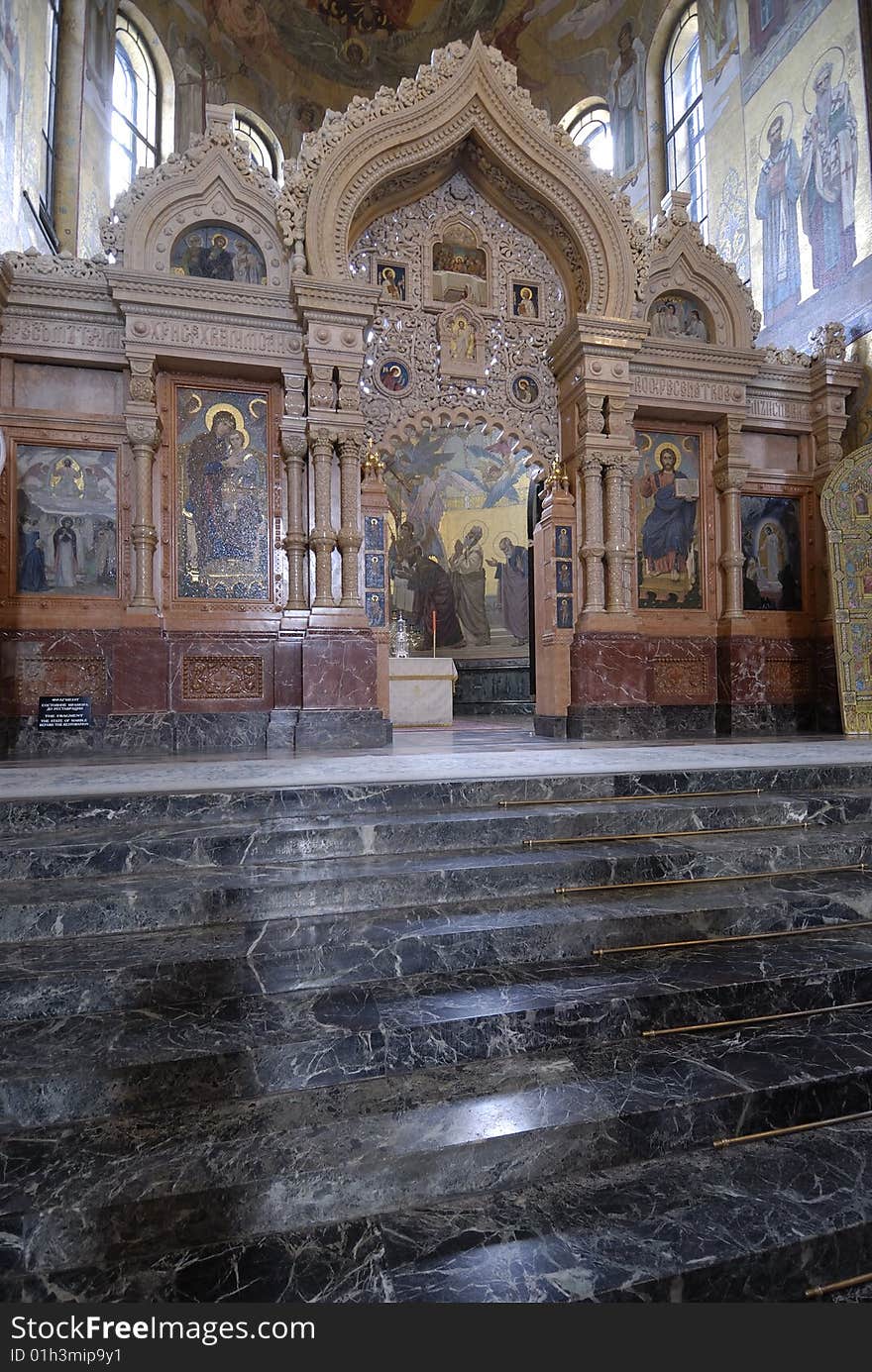 An Altar In A Church