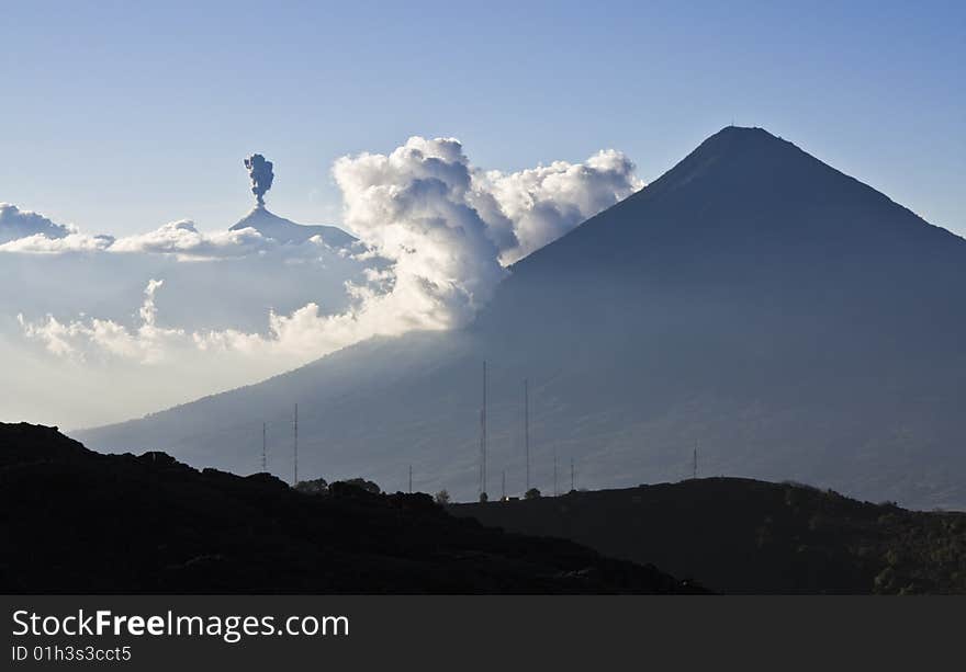 Smoking Volcano Fuego