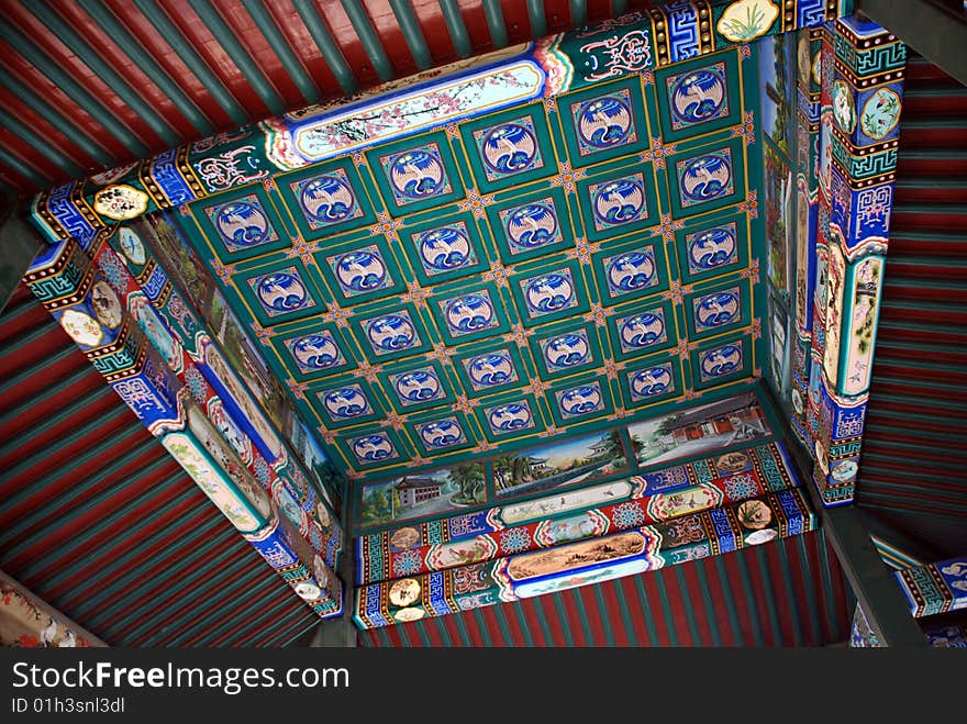 Chinese gloriette s Ceiling