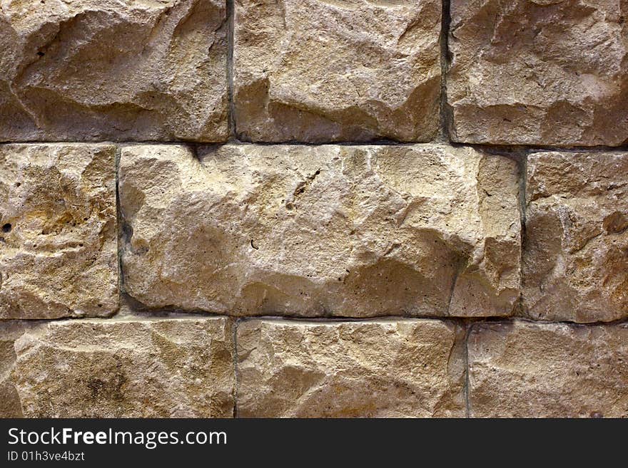 Stone wall to serve as background