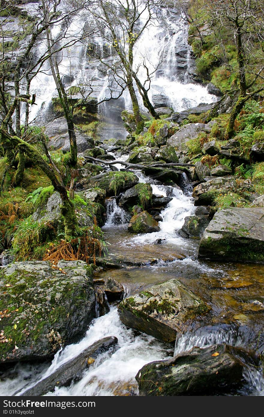 Rocky waterfall