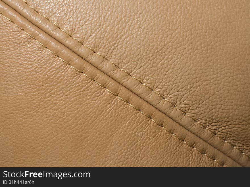 Ochri  leather