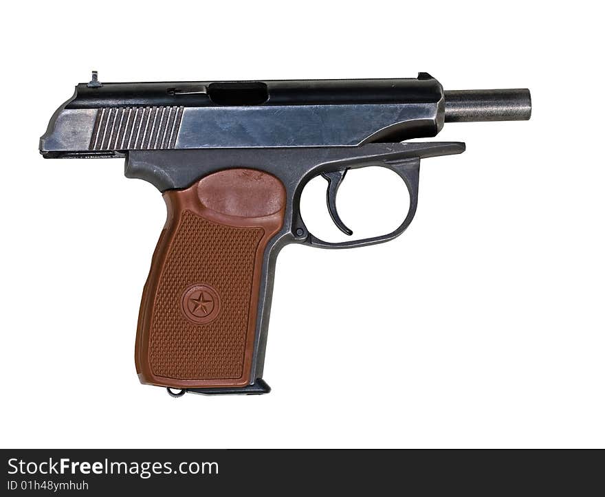 Old russian pistol.
	
It consists in the armament of the armed forces and law enforcement