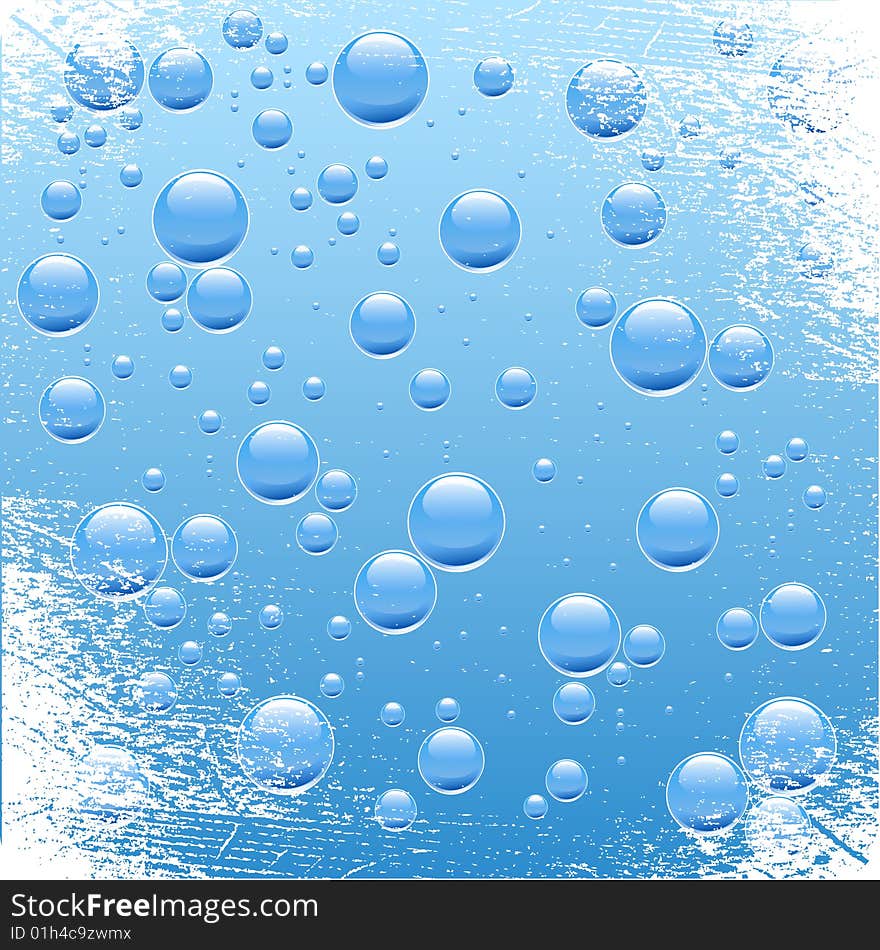 Water grunge background. Vector illustration. Water grunge background. Vector illustration.