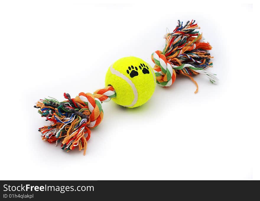 Colourful toy for dog