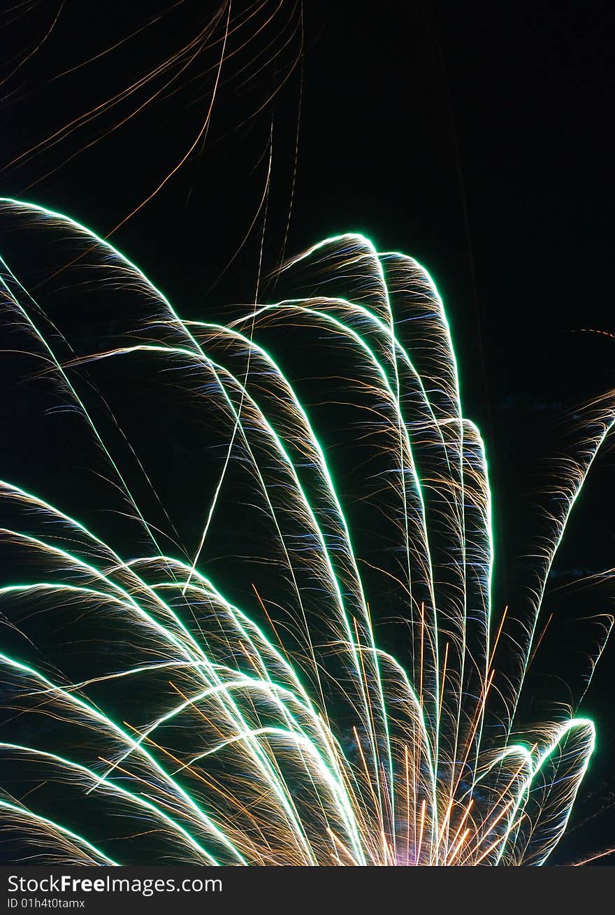 Fireworks in the night sky just like bulrush. Fireworks in the night sky just like bulrush