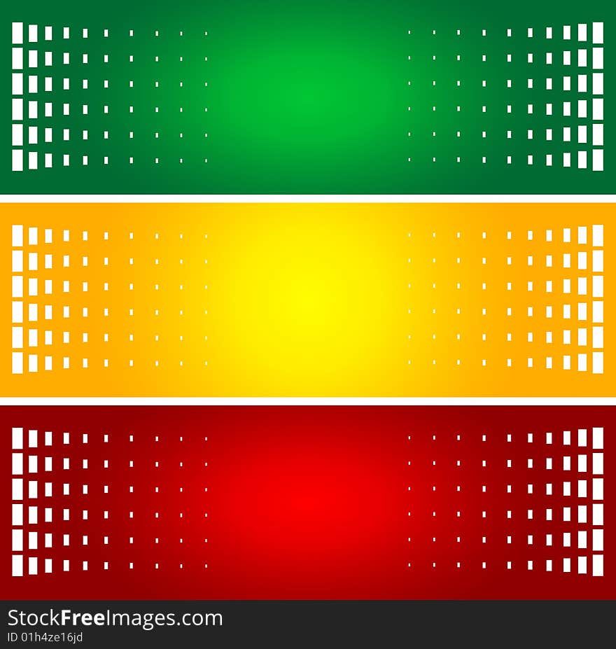 Space green, yellow and red background. Space green, yellow and red background