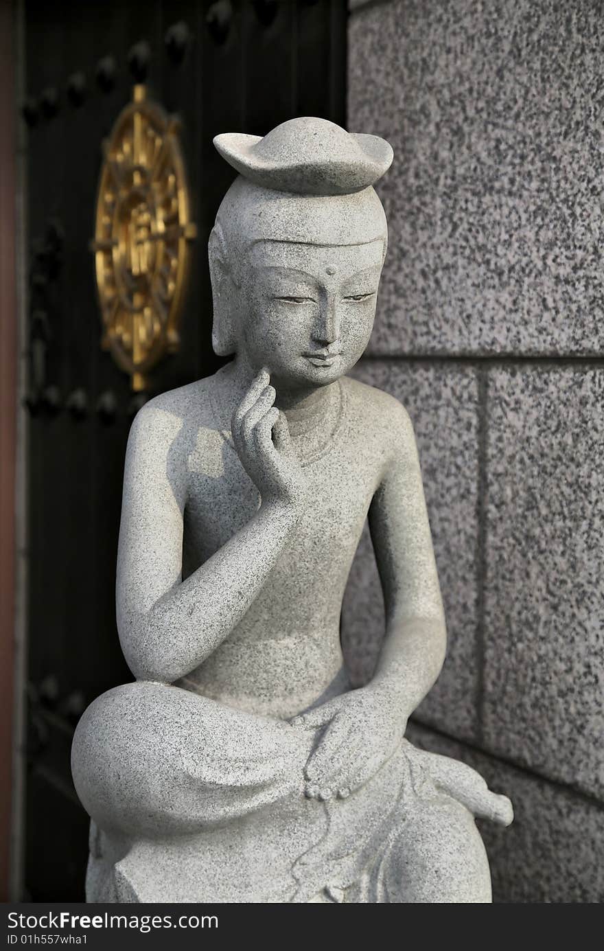 Stone Asian Buddha