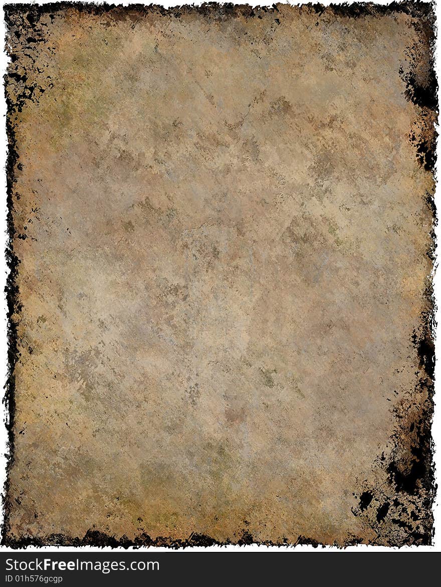 Abstract grunge background with stains, cracks,floral,filigree, texture