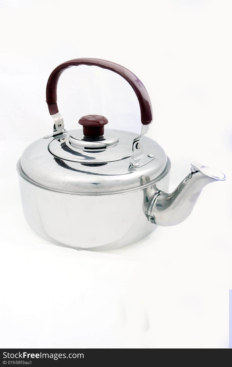 Kettle on a white background