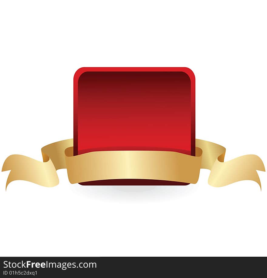 Abstract red background. Vector illustration