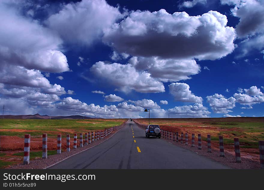 Taken at Qingzang Road, Tibet, China. Taken at Qingzang Road, Tibet, China