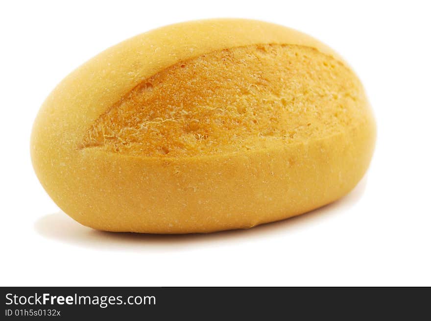 Bread on a white background