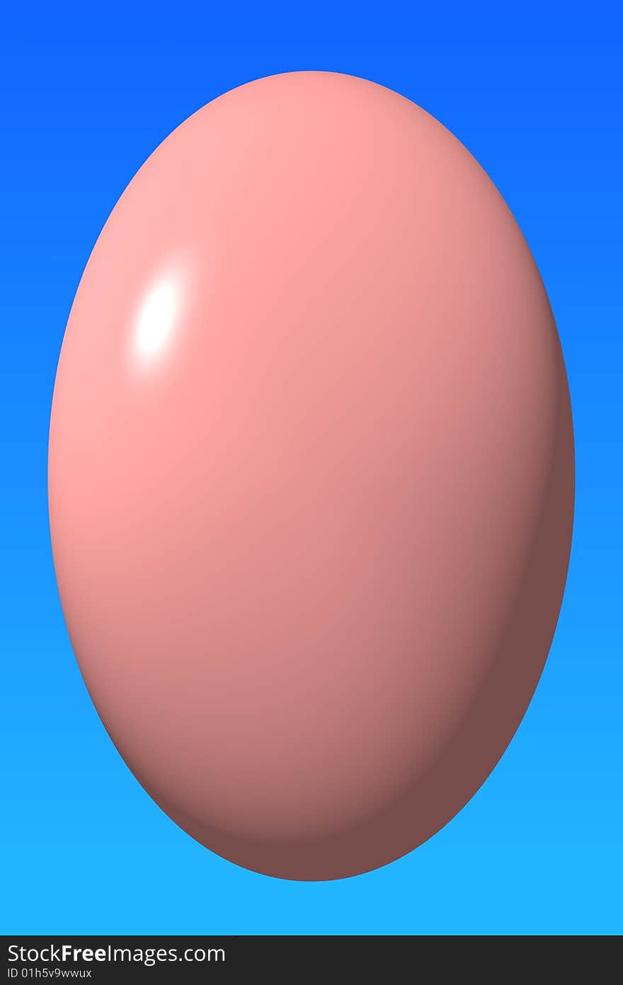 Easter egg - a computer generated image