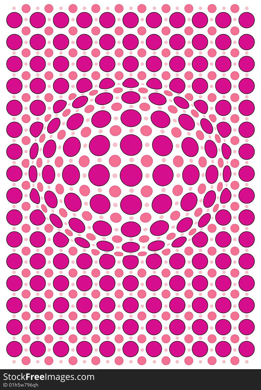 Abstract design elements for your design (pink circle)