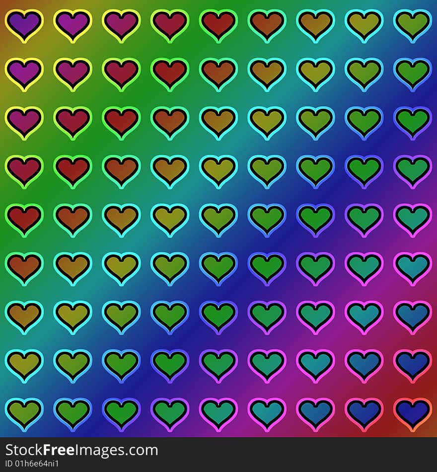 Hearts Pattern