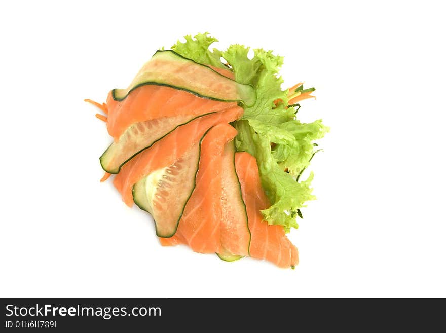 Salmon sashimi