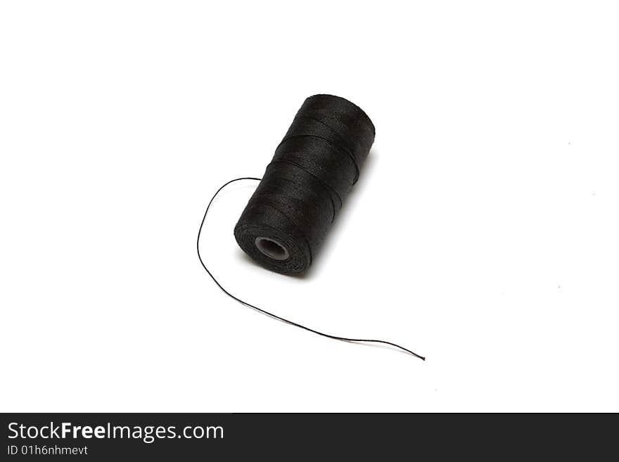 Spool of black thread