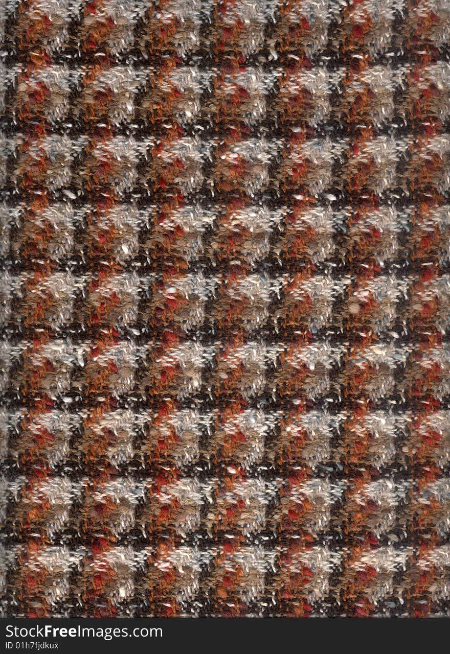 Chequered textile