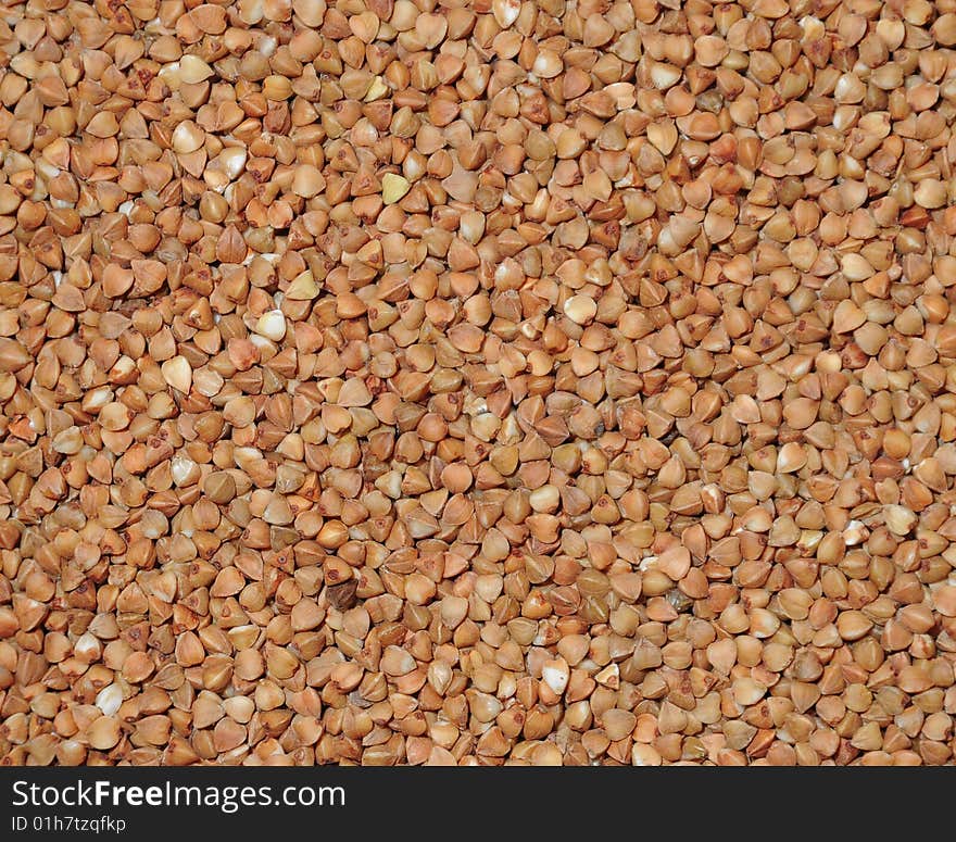 Background of raw buckwheat scattering. Background of raw buckwheat scattering