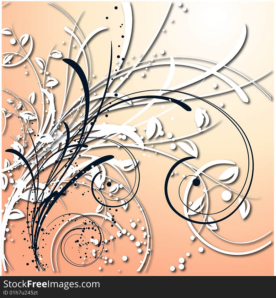 Abstract background with lines. Vector illustration