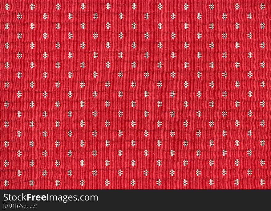 Red background with decorative pattern