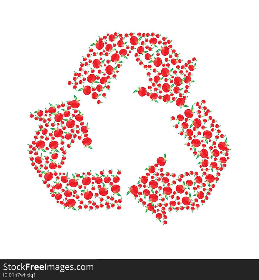 Apple recyling symbol