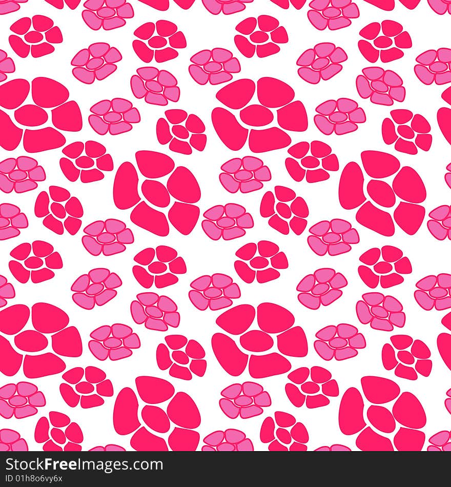 Seamless flower pattern