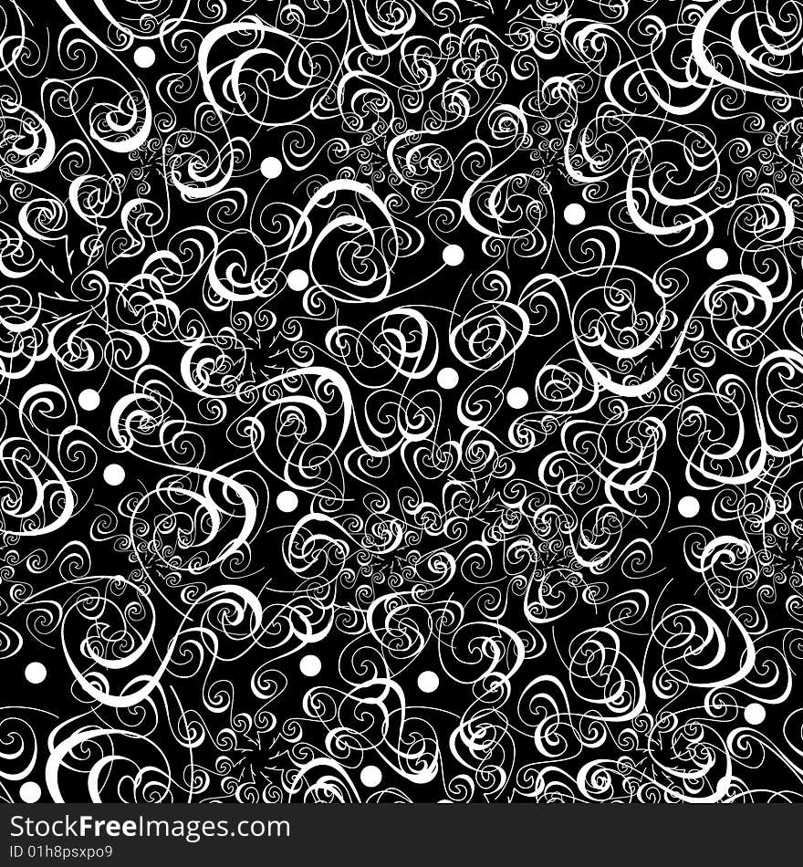 Seamless Abstract Swirl Pattern