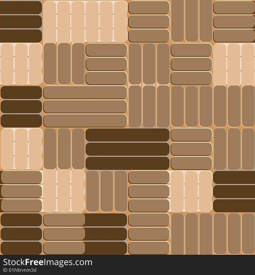 Seamless abstract brown tile pattern. Seamless abstract brown tile pattern