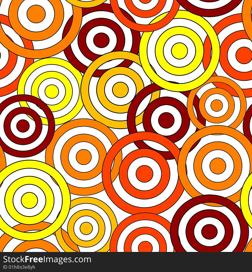 Seamless circle pattern