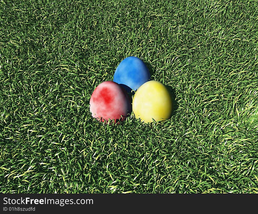 Colorful Easter Eggs