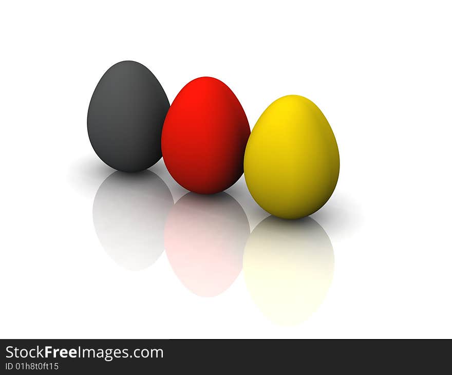 Colorful Easter Eggs