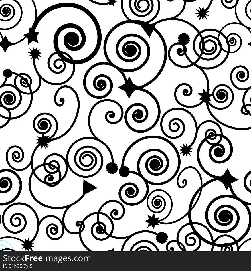 Seamless ornament pattern