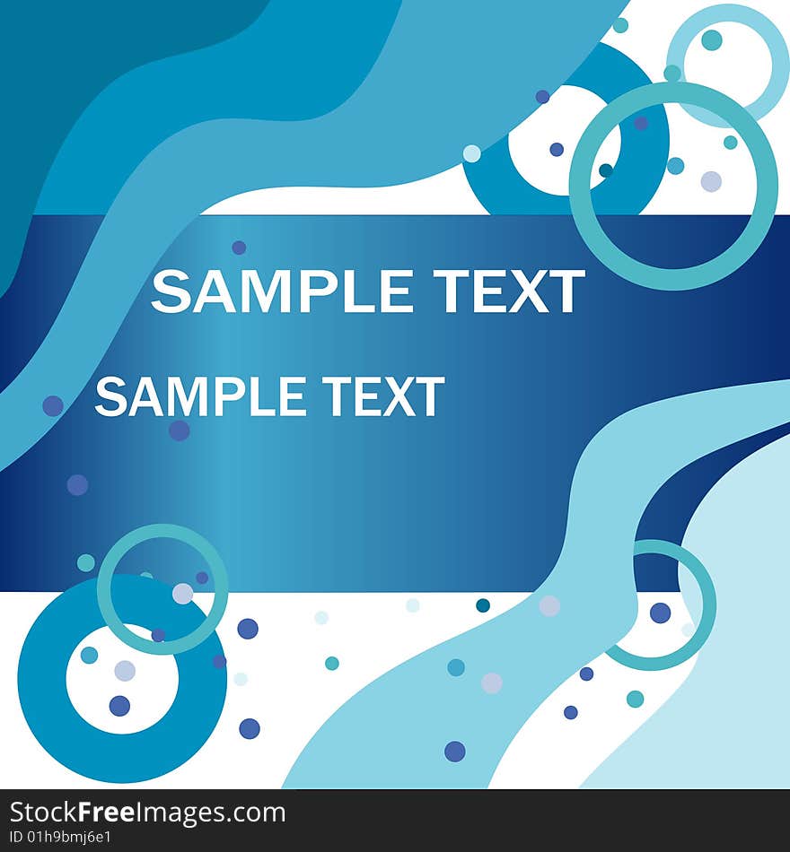 Abstract vector background with text field. Abstract vector background with text field