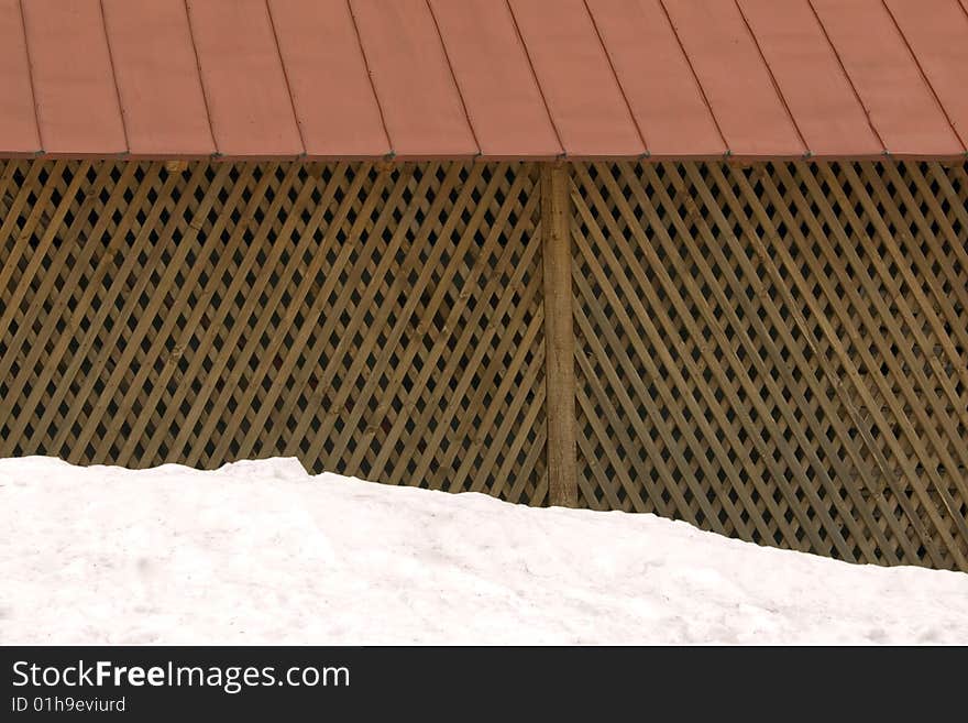 Closet in snow