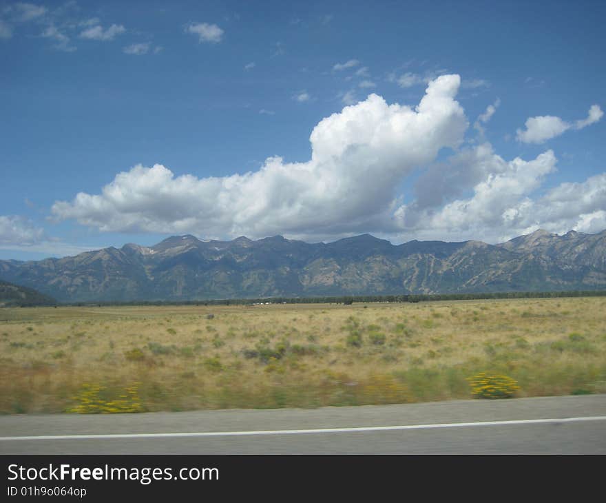 Mountains in Wyoming