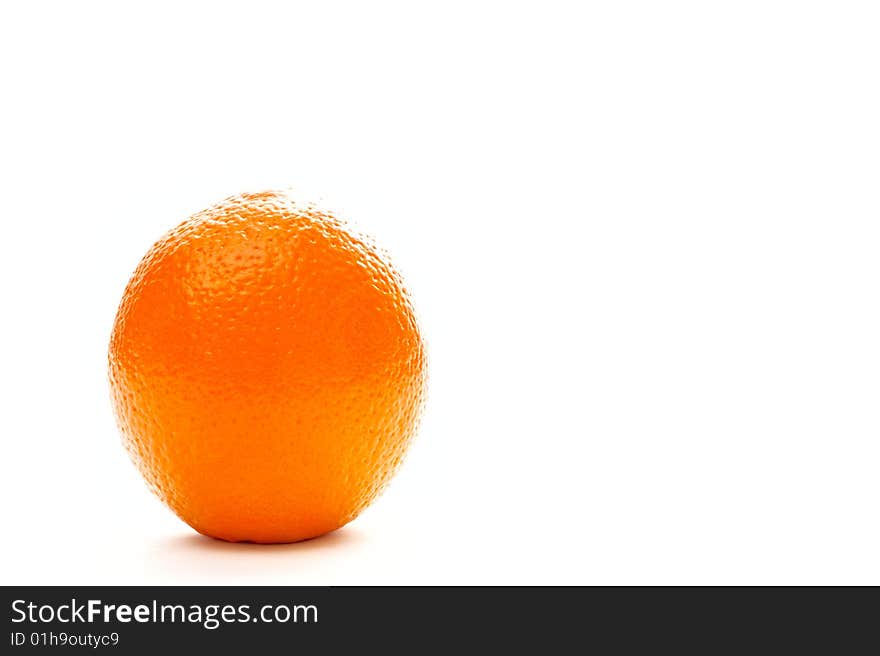 Orange isolated on white background. Orange isolated on white background